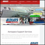 Screen shot of the Avmats Europe website.