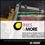 Screen shot of the Inks & More Ltd website.