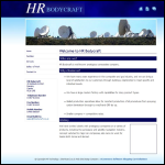 Screen shot of the HR Bodycraft website.