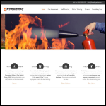 Screen shot of the Fire Safety Services Ltd website.