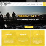 Screen shot of the Progressive Safety Footwear & Clothing Ltd website.