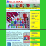 Screen shot of the Malem Medical Ltd website.
