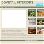 Screen shot of the Dovetail Interiors of Bedale website.