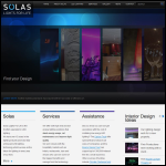 Screen shot of the Solas Lights for Life website.