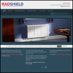 Screen shot of the Radshield Ltd website.