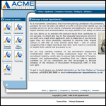 Screen shot of the Acme Appointments website.