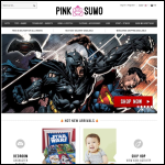 Screen shot of the Pink Sumo website.
