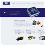 Screen shot of the John Farrah & Harrogate Toffee Ltd website.