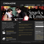 Screen shot of the Cinemagine Media Ltd website.