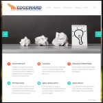 Screen shot of the Edgeward Ltd website.