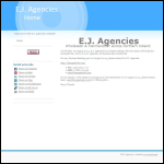 Screen shot of the Ej Agencies website.