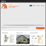 Screen shot of the Architectural Services website.