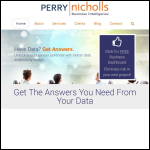 Screen shot of the Perry Nicholls website.