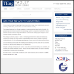 Screen shot of the Tadley Engineering Ltd website.