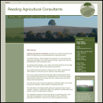 Screen shot of the Reading Agricultural Consultants Ltd website.