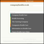 Screen shot of the Co Health website.