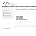 Screen shot of the City Architectural Ltd website.