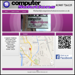 Screen shot of the Computer Solutions (Worcester) Ltd website.