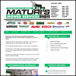 Screen shot of the A Maturi & Sons Ltd website.