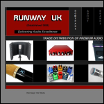 Screen shot of the Runway Uk website.