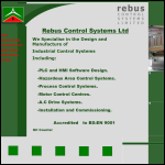 Screen shot of the Rebus Control Systems Ltd website.