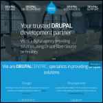Screen shot of the DRUPAL CENTRIC website.