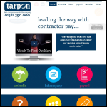 Screen shot of the Tarpon website.