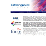 Screen shot of the Stargold Ltd website.