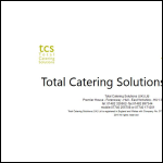 Screen shot of the Catering Needs Ltd website.