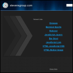 Screen shot of the Stevens Group Ltd website.