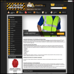 Screen shot of the Falcon Industrial Supplies website.