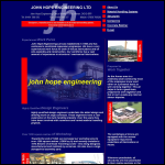 Screen shot of the John Hope Engineering Ltd website.
