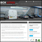Screen shot of the Box Litho Ltd website.