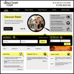 Screen shot of the Discover Retail Ltd website.