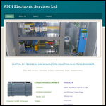 Screen shot of the A.M.H. Electronic Services Ltd website.