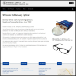 Screen shot of the Barnsley Optical website.