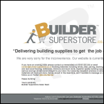 Screen shot of the Builder Superstore website.