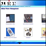 Screen shot of the Albion Water Management Ltd website.