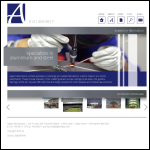 Screen shot of the Argent Fabrications Ltd website.
