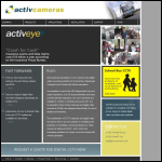 Screen shot of the Activcameras website.