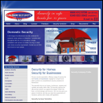Screen shot of the Calder Security Ltd website.