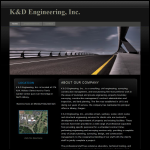 Screen shot of the K D Computers website.