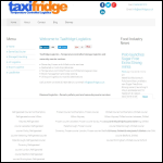 Screen shot of the Taxi Fridge website.