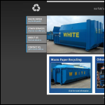 Screen shot of the M W White Ltd website.