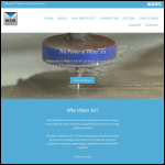 Screen shot of the Water Jet Uk Ltd website.