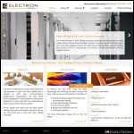 Screen shot of the Electron Technical Services website.