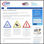 Screen shot of the CMR Electrical Ltd website.