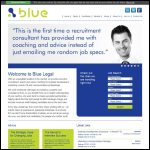 Screen shot of the Blue Enterprises Ltd website.