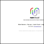 Screen shot of the Runvisual (UK) Ltd website.