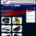Screen shot of the P & P Seating Ltd website.